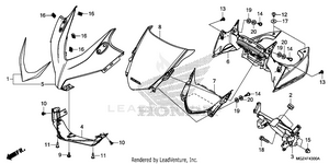 Upper Cowl Schematic