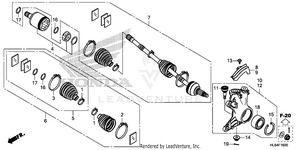 Front Knuckle@driveshaft Schematic