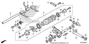 Shift Drum@shift Fork Schematic