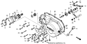 Right Crankcase Cover Schematic