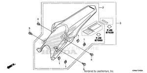 Rear Fender Schematic