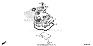 Cylinder Head Cover Schematic