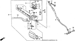 Front Brake Master Cylinder Schematic