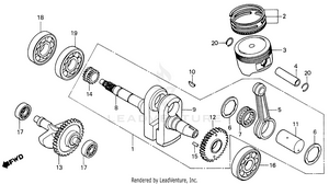 Crankshaft + Piston Schematic