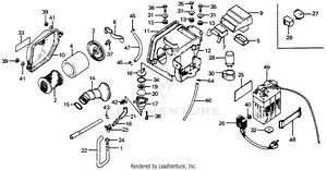 Air Cleaner + Battery 79 Schematic