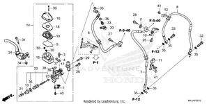 Front Brake Master       Cylinder Schematic