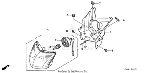 Headlight ('06-) Schematic