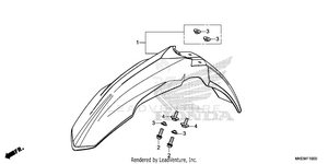 Front Fender Schematic