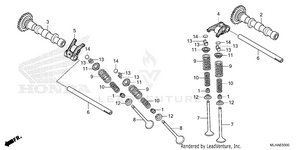 Camshaft@valve Schematic
