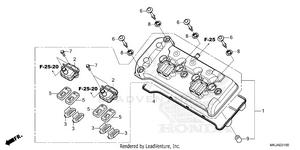 Cylinder Head Cover Schematic