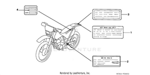 Caution Label Schematic