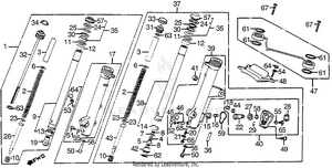Front Fork Schematic