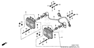 Headlight ('02-'04) Schematic