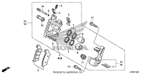 Front Brake Caliper Schematic