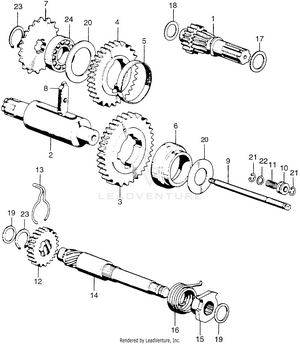 Transmission + Gear Change Schematic