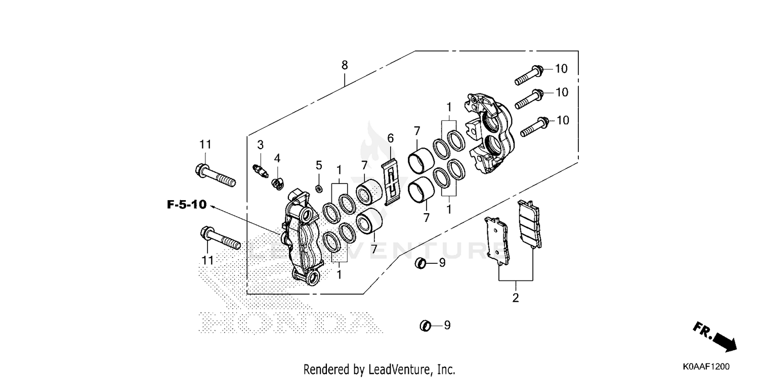 FRONT BRAKE CALIPER