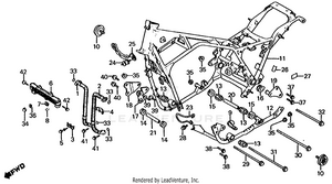 Frame + Oil Cooler Schematic
