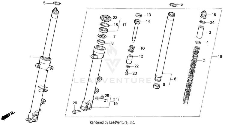 1992 Honda CBR600F2 OEM Parts