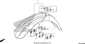 Front Fender Schematic