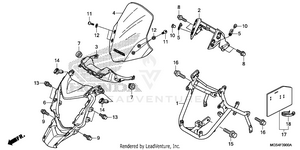 Front Cowl Schematic