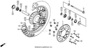 Rr. Wheel 84-86 Schematic