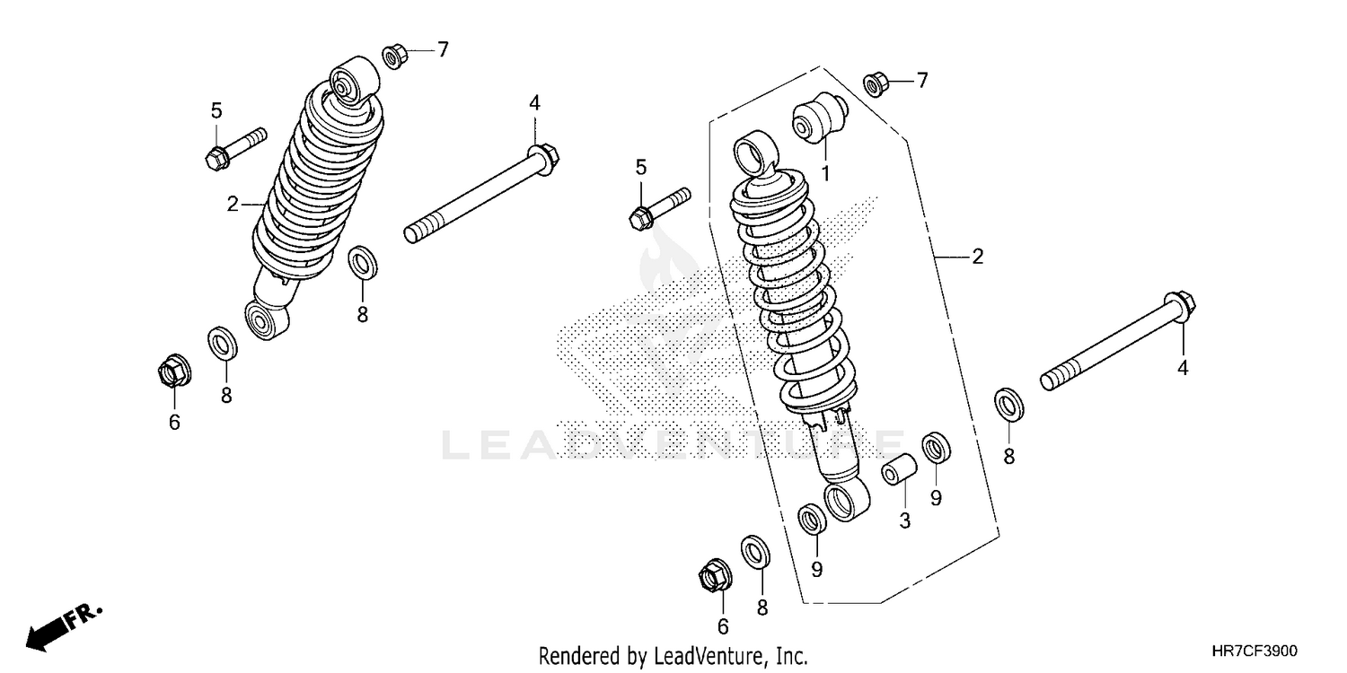 REAR SHOCK ABSORBER
