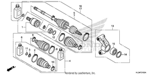 Rear Knuckle@rear        Driveshaft Schematic