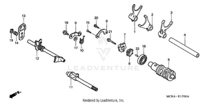 Gearshift Drum Schematic