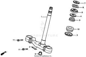 Steering Stem Schematic