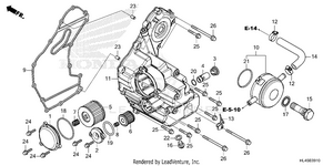 Oil Cooler@oil Tank Cover Schematic
