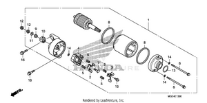 Starting Motor Schematic