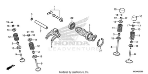 Camshaft + Valve Schematic