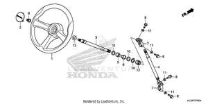 Steering Wheel@steering  Shaft Schematic