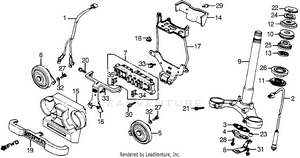 Steering Stem + Horn Schematic