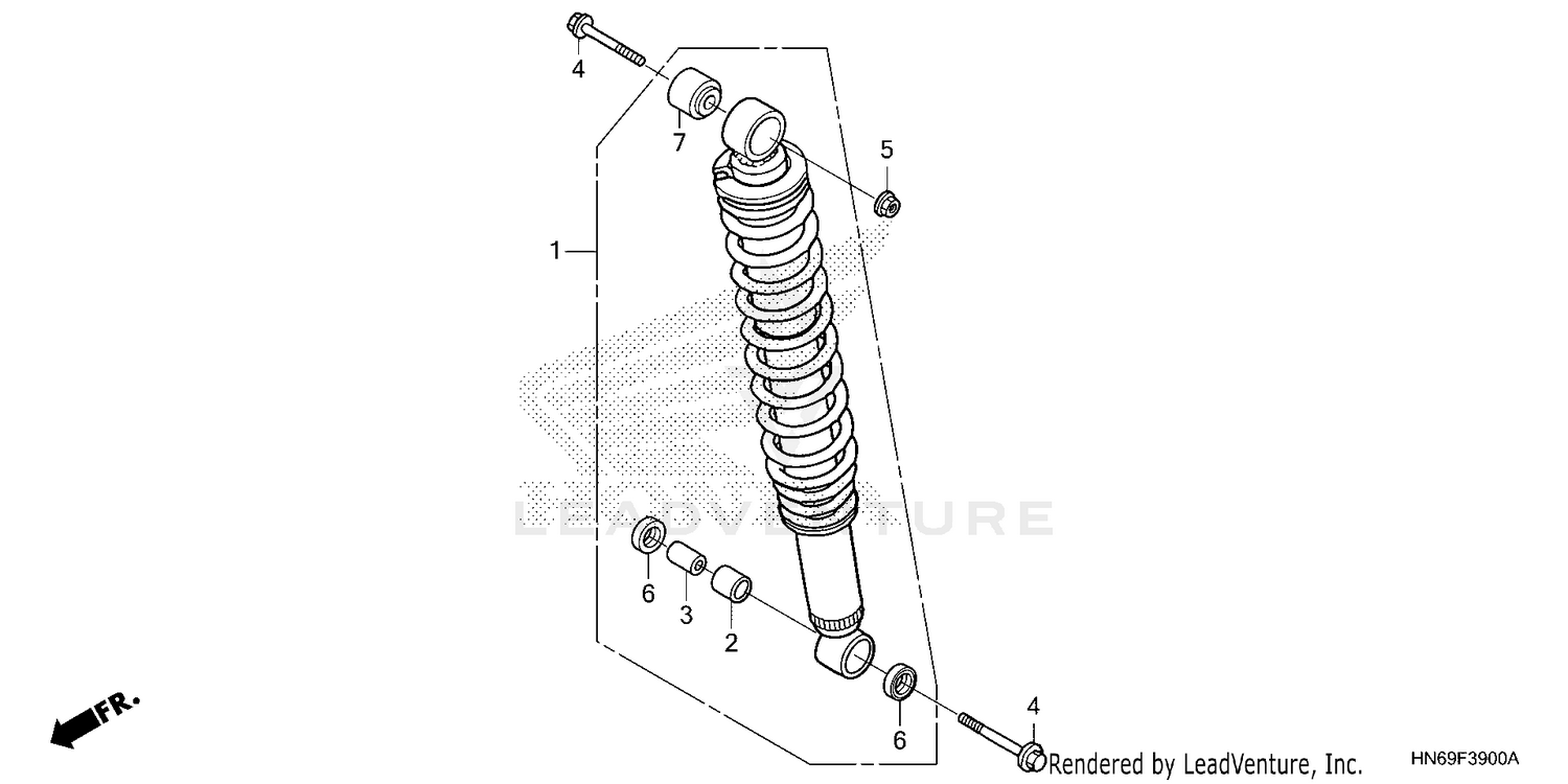 REAR SHOCK ABSORBER