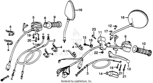 Handle Lever + Switch Mirror Schematic
