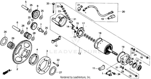 Starting Motor Schematic