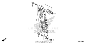 Rear Shock Absorber Schematic