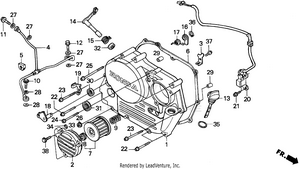 Right Crankcase Cover Schematic