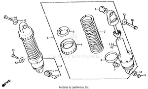 Rear Shock Absorber Schematic