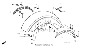 Front Fender Schematic