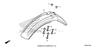 Front Fender Schematic