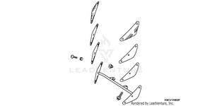 Boulevard Screen Mount Kit (neo-retro) Schematic