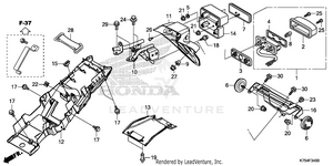 Rear Fender Schematic