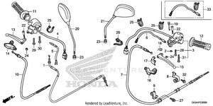 Handle Lever@switch@cable Schematic