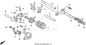 Gearshift Drum Schematic