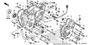 Rear Crankcase Cover Schematic