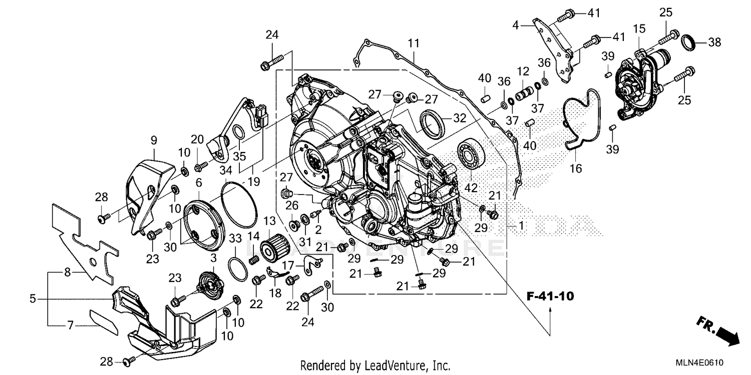 RIGHT CRANKCASE COVER    (CRF1100D/D4)