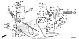 Handle Lever@switch@cable Schematic