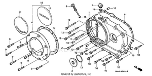 Right Crankcase Cover Schematic